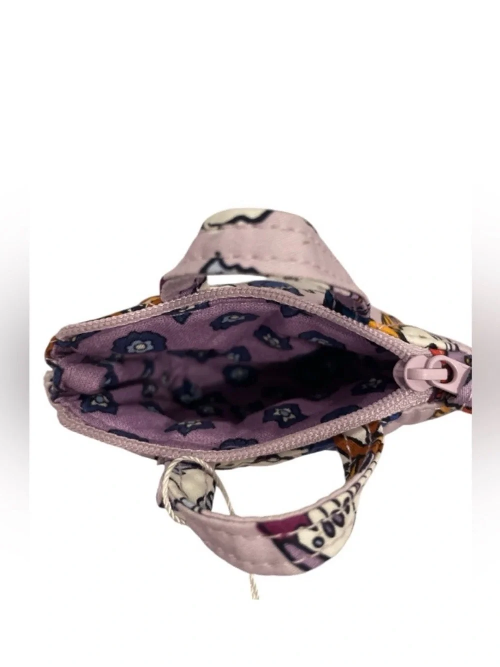 Vera Bradley Original Tote Bag Charm Key Chain for Women Lilac Wing in Flight - Picture 6 of 6